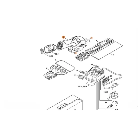 STIHL  Zespół silnika 4515 011 500